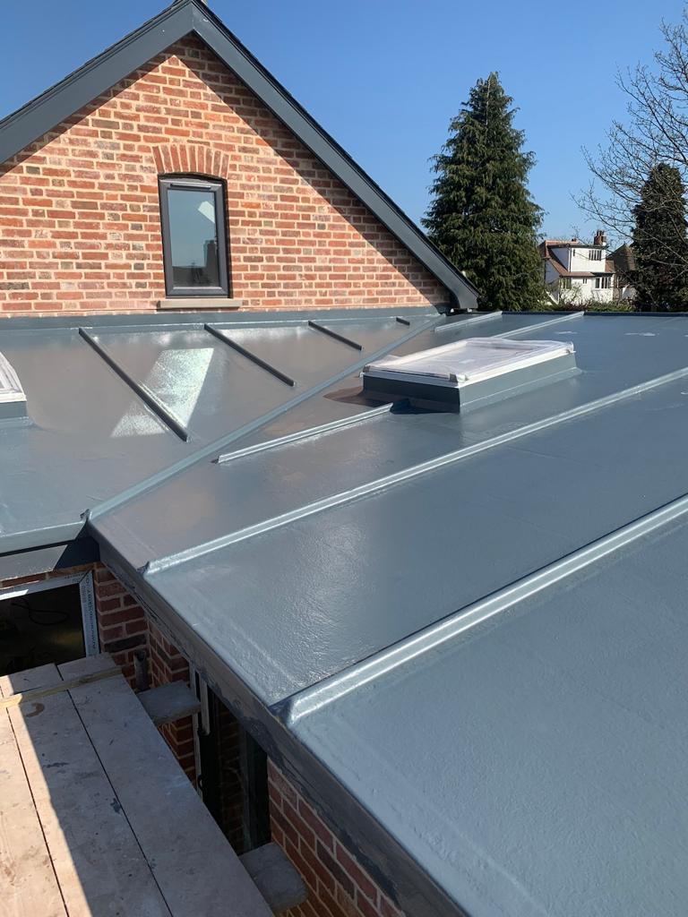 Flat roofing installed by JLR Roofing