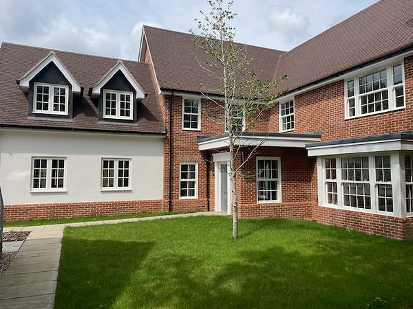 A modern house with roofing installed by JLR Roofing