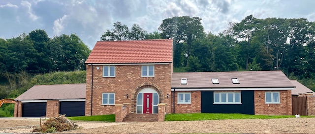 new build tiled roof